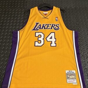 Authentic Mitchell & Ness Shaquille O’Neal Jersey 99-00 Lakers Size XL